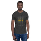 Coffee Life Short-Sleeve Unisex T-Shirt