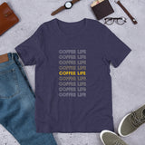 Coffee Life Short-Sleeve Unisex T-Shirt